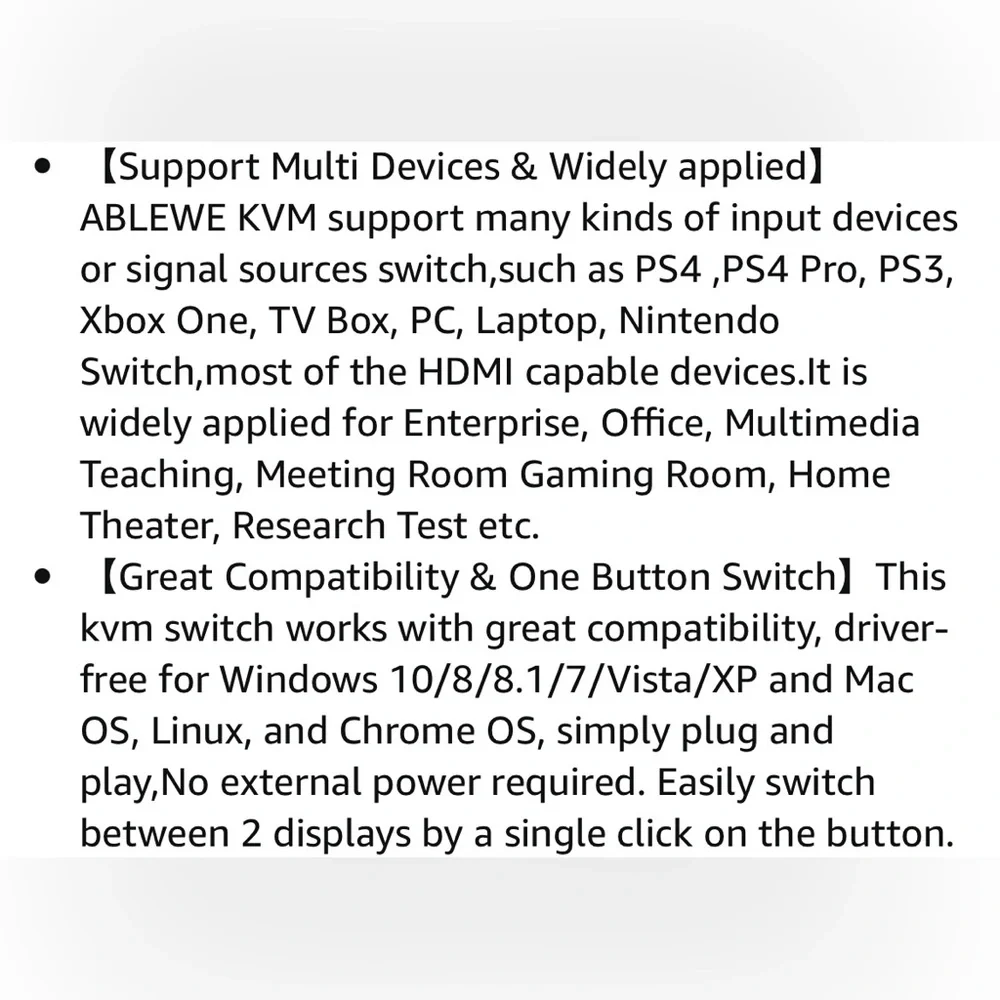 2 Port HDMI KVM Switch - Picture 7 of 7